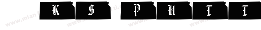 字体名称KS PUTTARUKSA字体转换